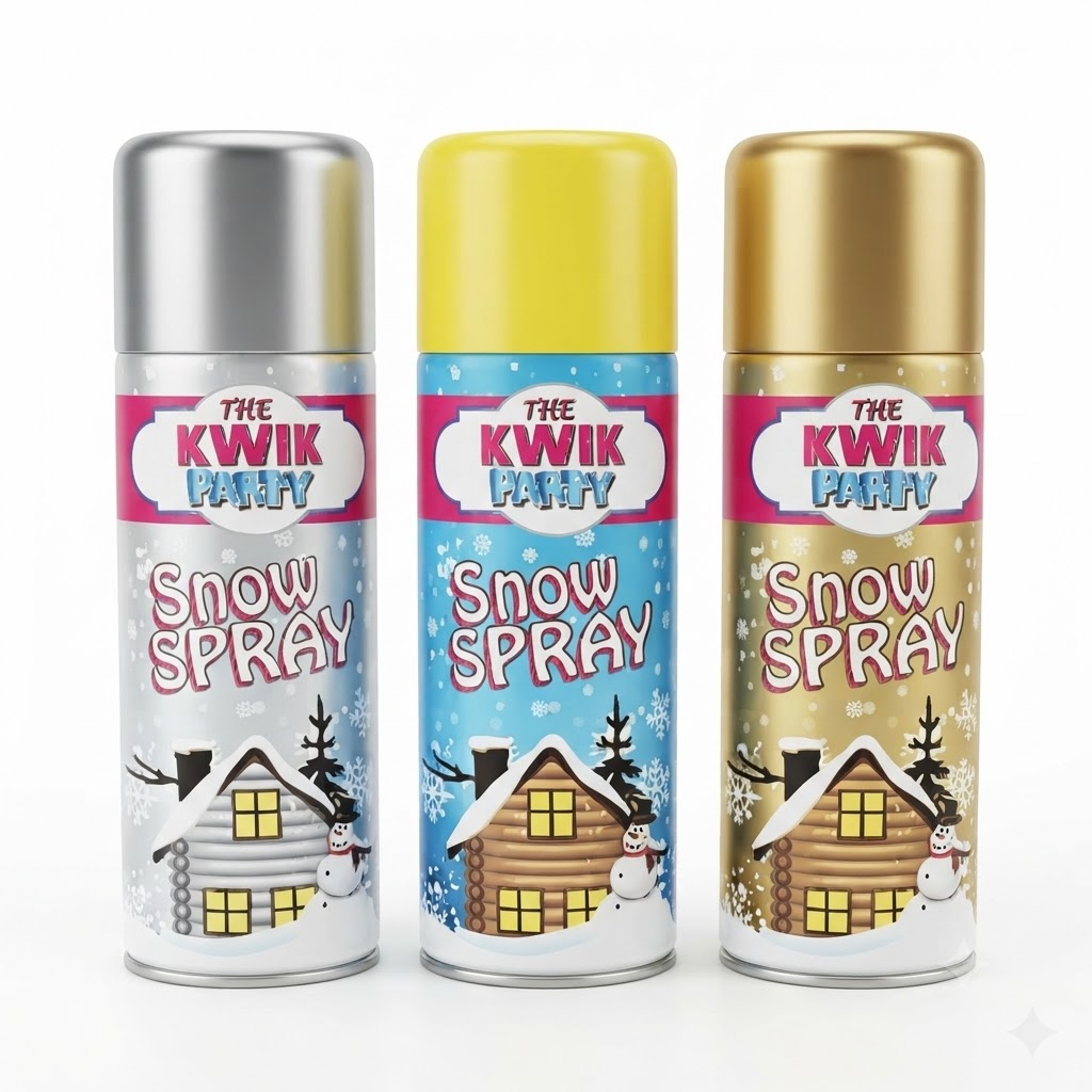 Snow Spray – Artificial Snow Spray for Christmas Decorations, Party Décor & Festive Displays