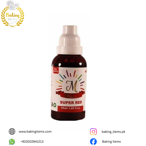 Millennium Liquid Food Color – Super Red