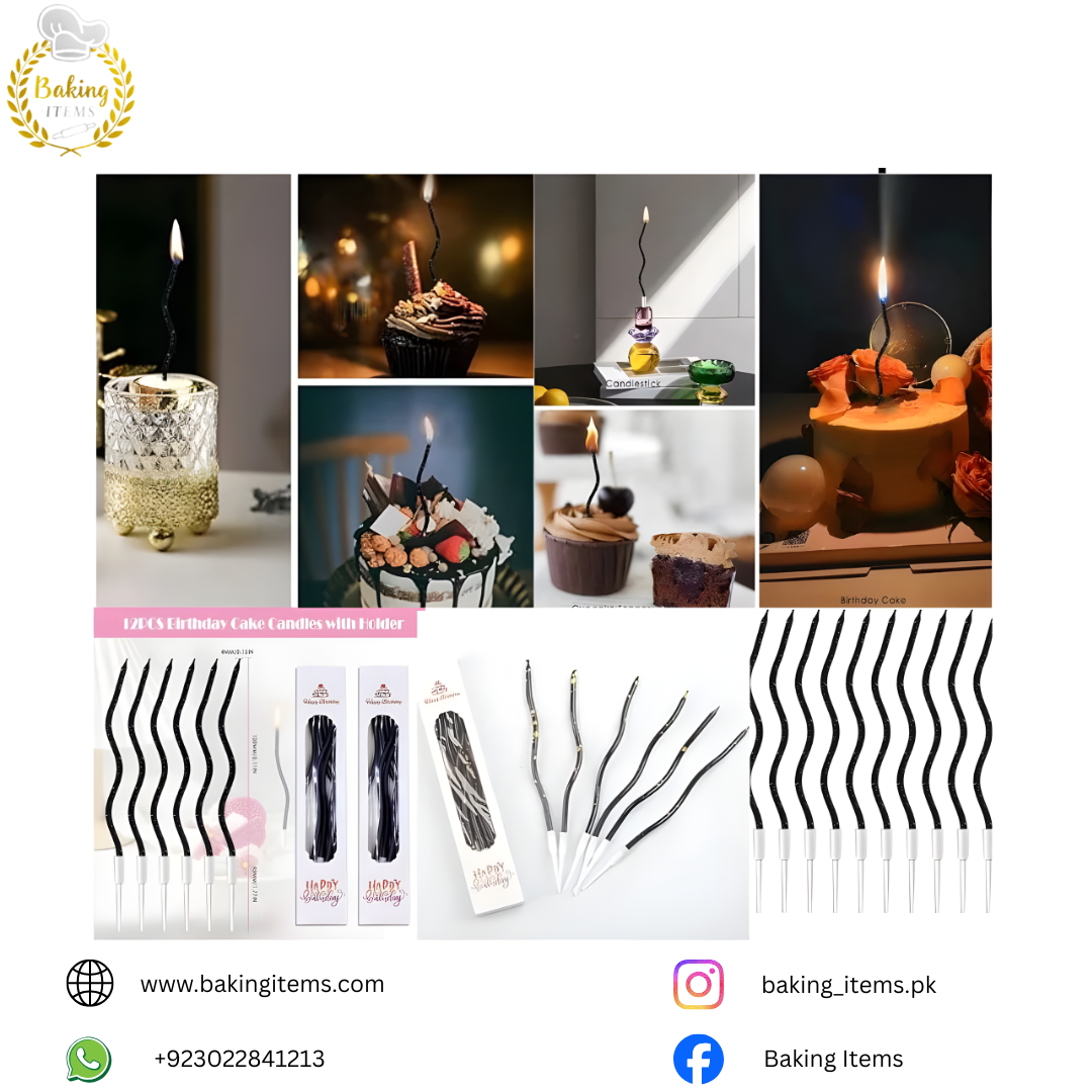 Black Curve Candle