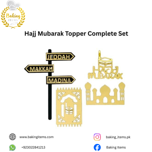 Hajj Mubarak Topper Complete Set