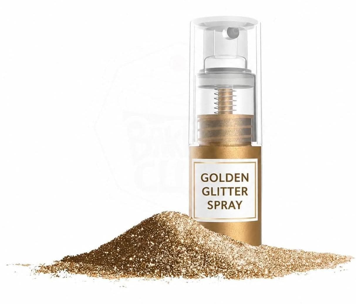 Edible Golden Glitter Spray – Metallic Gold Food Spray for Cake Decorating, Cupcakes & Desserts