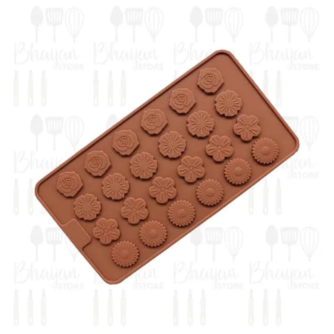 24 Cavity Flower Chocolate mold