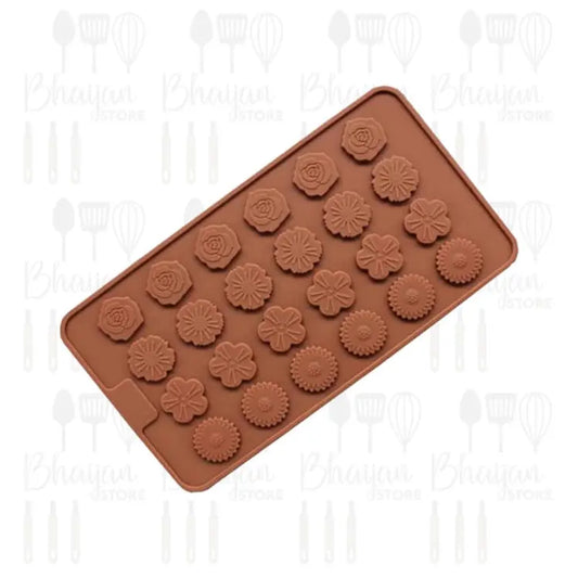 24 Cavity Flower Chocolate mold