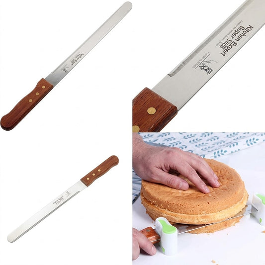 Bread Cutting Knife for Baking & Kitchen | Serrated Bread Slicer Knife for Cakes & Loaves